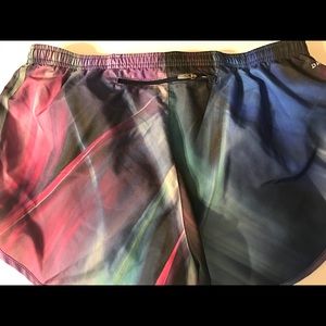 Womens Nike Tie Dye running shorts